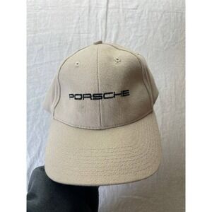 Porsche Vehicle Logistics Slideback Baseball Hat Brown Tan One Size Adjustable